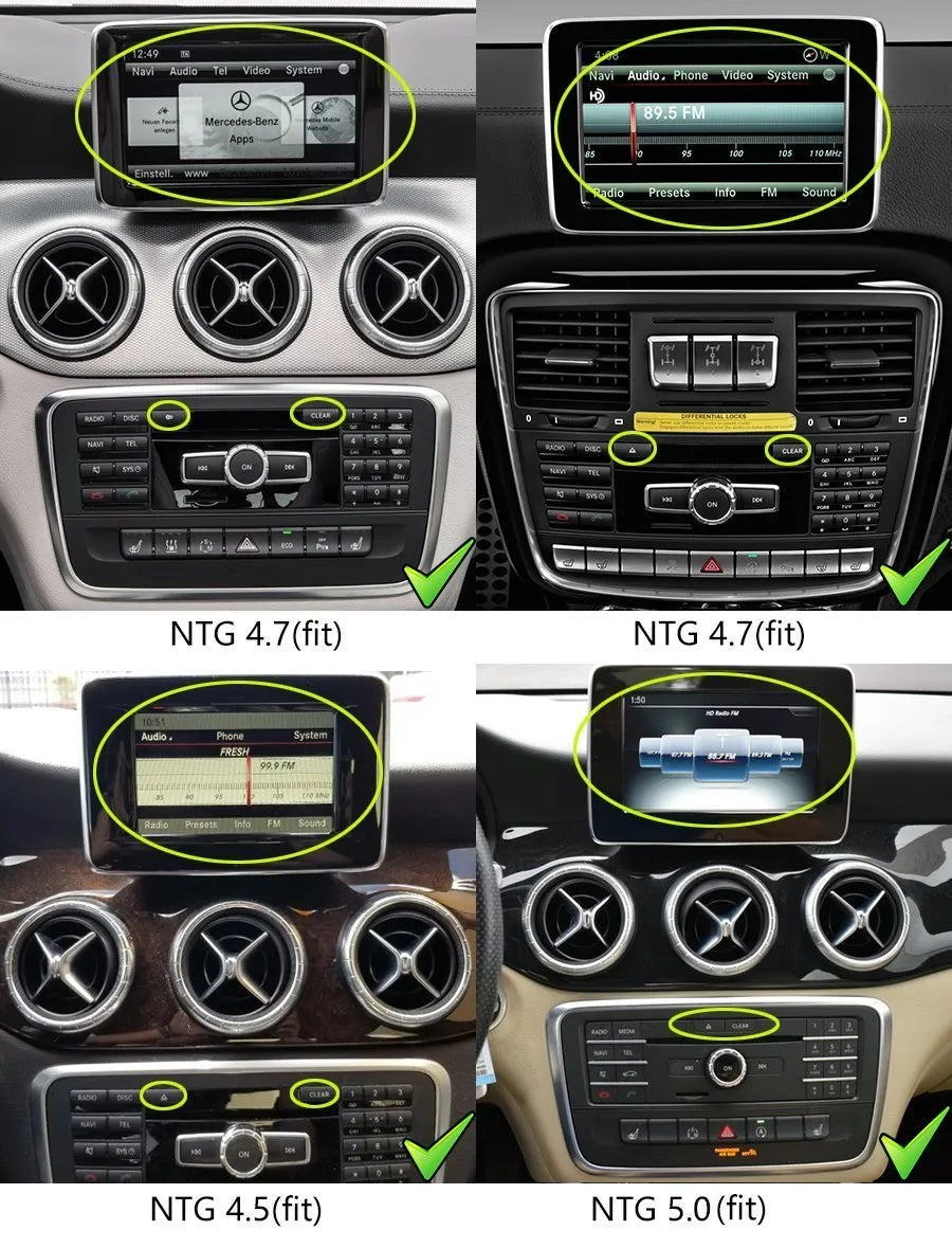 Module CarPlay & Android Auto sans fil – Mercedes NTG 4.5 / NTG 4.7